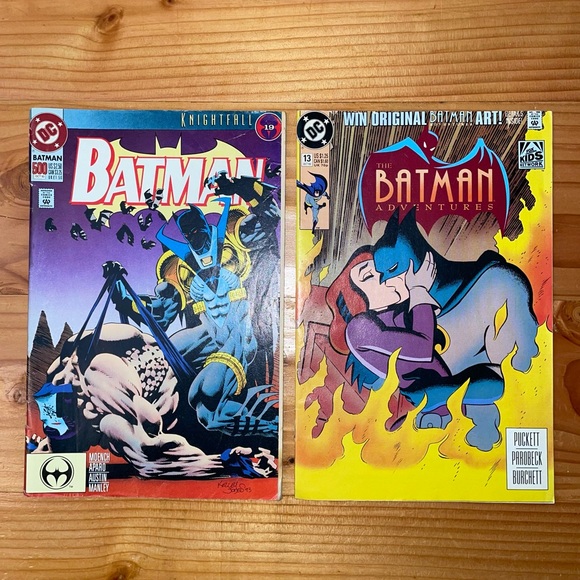 VINTAGE 1993 BATMAN DC COMICS Bundle Of 2ea - Picture 1 of 5